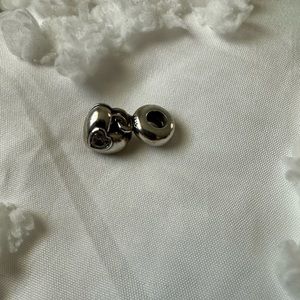 Pandora sterling silver heart bead